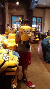 Ariel Yang with minions