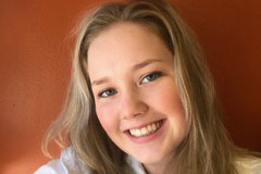 Mia Wagner, graduation
