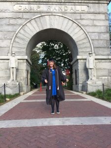 Caitlin Flynn graduation, Camp Randall