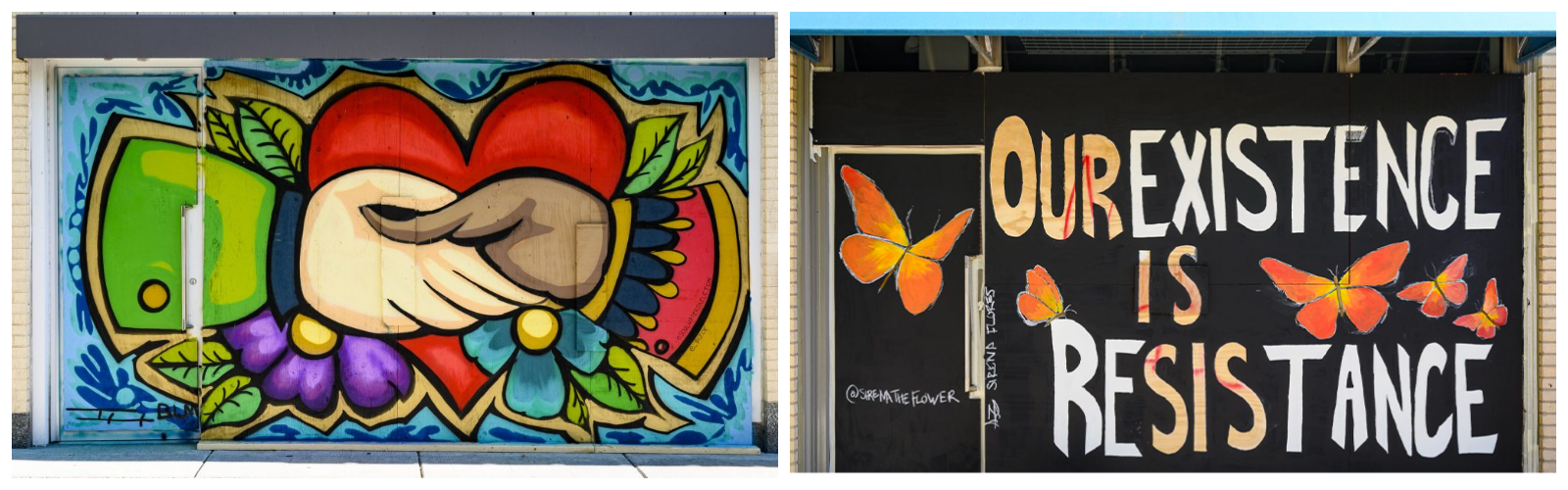 State St Protest Murals